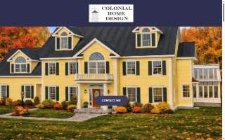 Colonial Home Design website