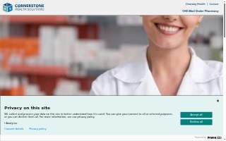 Cornerstone Health Solutions website