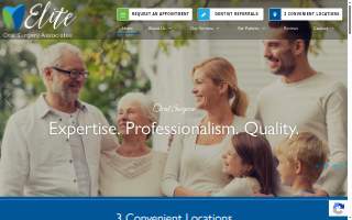 Elite Oral Surgery Associates of Randolph website