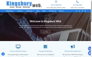 Kingsbury Web website