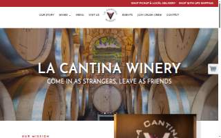 La Cantina Winery of Randolph website