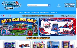Party Perfect Rentals of Randolph website
