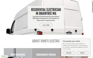 Rino's Electric of Randolph website