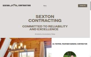 Sexton Contracting LLC website