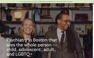 Webster Clinic of Randolph website