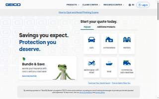 Aaron Burwick - GEICO Insurance Agent website