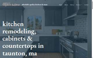 Affordable Quality Kitchens & Stone of Raynham website