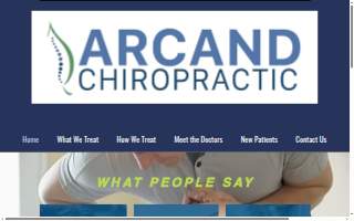 Arcand Chiropractic Office website