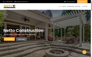 Netto Construction website