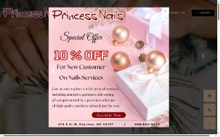 Princess Nails website