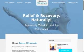 Denaro Chiropractic website