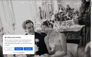 Justine Yandle Photography website