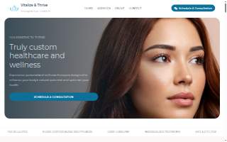Vitalize and Thrive Integrative Health website