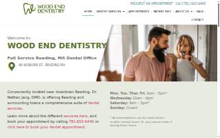 Wood End Dentistry website