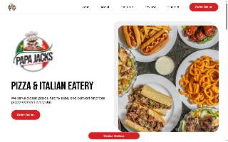 Papa Jacks website