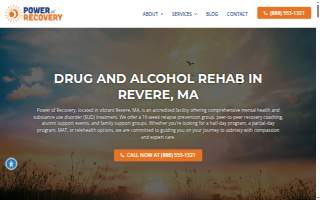 Power of Recovery website