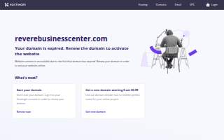 Revere Business Center website