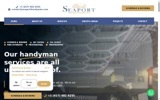 Seaport Handyman & Renovation Corp of Revere website