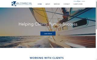 BA Financial website