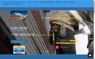 Beacon Handyman Services and Mobile RV Repair website
