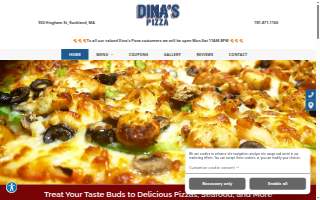 Dina's Pizza website