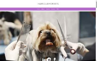 Hair Club For Pets website