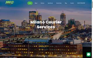 Milano Courier Services of Rockland website