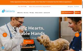 Old Derby Animal Hospital website