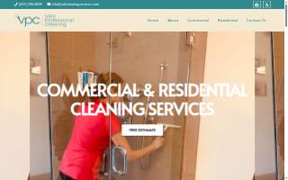 Val's Cleaning Services website