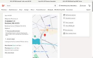 Walgreens of Rockland website