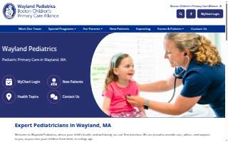 Wayland Pediatrics website