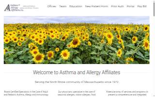 Asthma and Allergy Affiliates of Salem website
