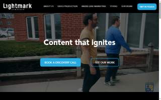 Lightmark Creative LLC Video production service website