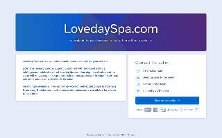 Love Day Spa website