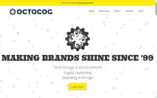 OctoCog Marketing & Design Marketing agency website