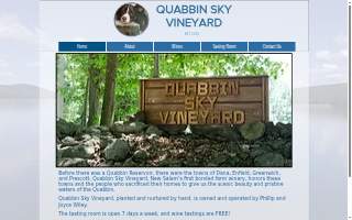 Quabbin Sky Vineyard of Salem website