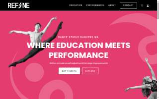 Refine Dance Studio of Salem website