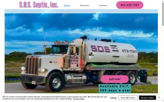 S.O.S. Septic Service of Salem website