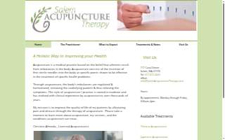 Salem Acupuncture Therapy website
