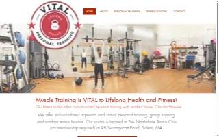 Vital Personal Training of Salem website