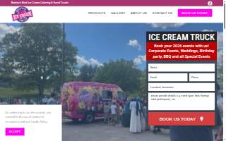 Boston Ice Cream Truck website
