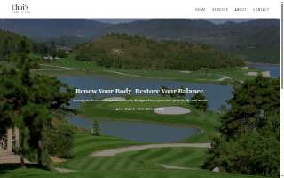Choi's Health Spa website