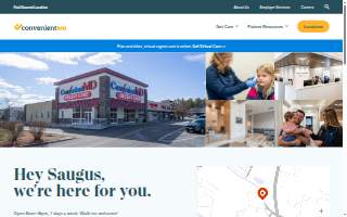 ConvenientMD Urgent Care of Saugus website