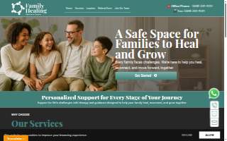 Family Healing Wellness Center website