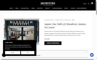 Hannoush Jewelers website