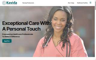 Kavida Healthcare website
