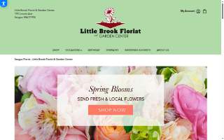 Little Brook Florist Farm & Garden Center website
