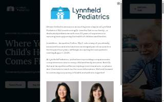 Lynnfield Pediatrics website