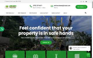 New East Tree Services and Landscaping website