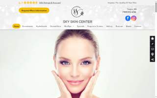 Sky Skin Center website